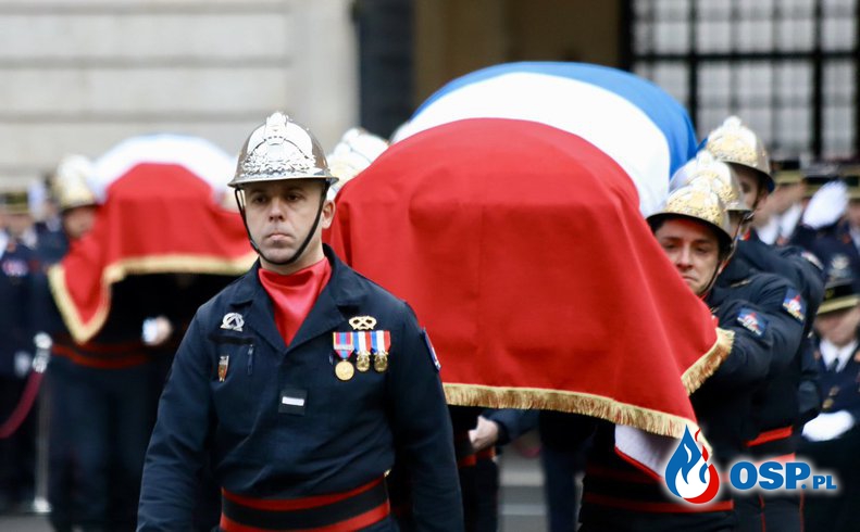 Francja pożegnała strażaków, którzy zginęli na służbie OSP Ochotnicza Straż Pożarna