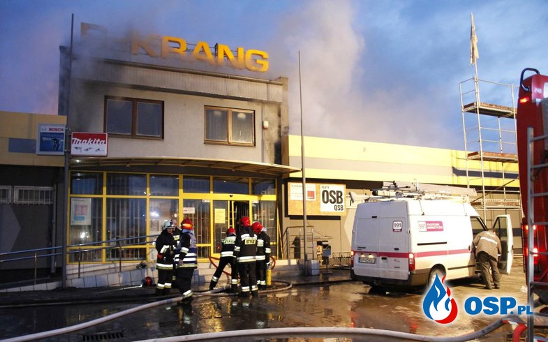 Duży pożar hurtowni w Opolu OSP Ochotnicza Straż Pożarna