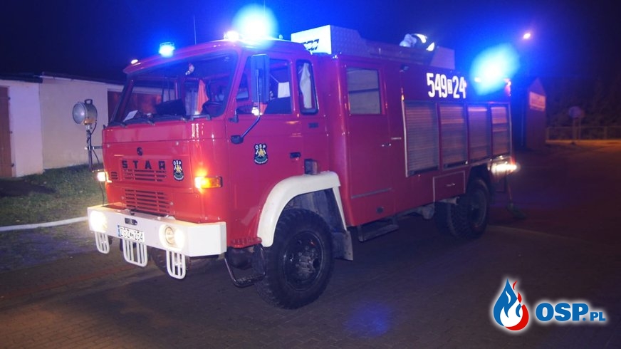 Biały Bór Pożar Busa OSP Ochotnicza Straż Pożarna