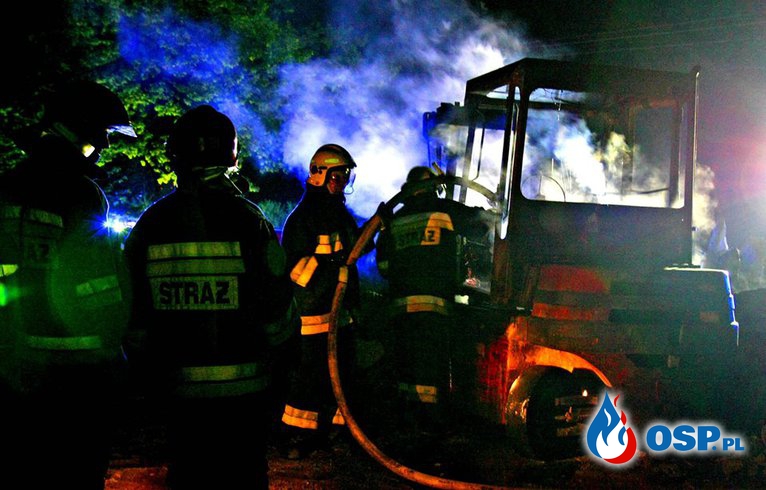 Pożar w zakładzie kamieniarskim OSP Ochotnicza Straż Pożarna