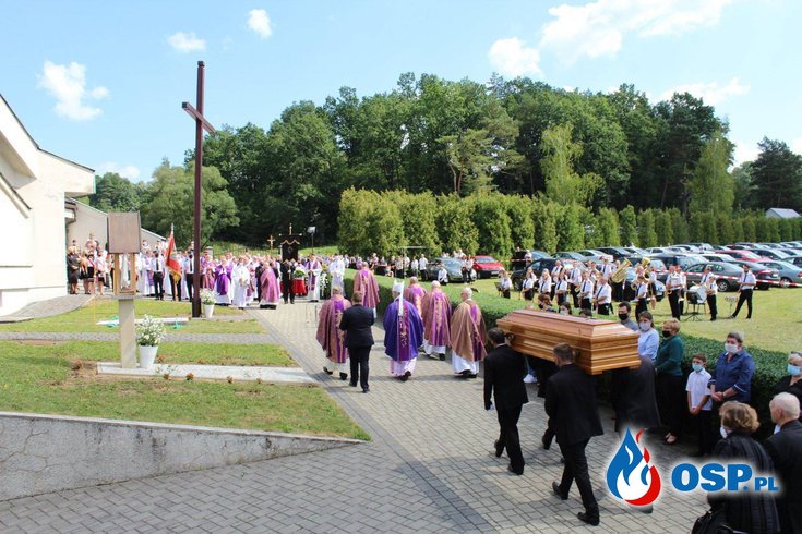 Pogrzeb ks. Prałata Stanisława Augustyna OSP Ochotnicza Straż Pożarna