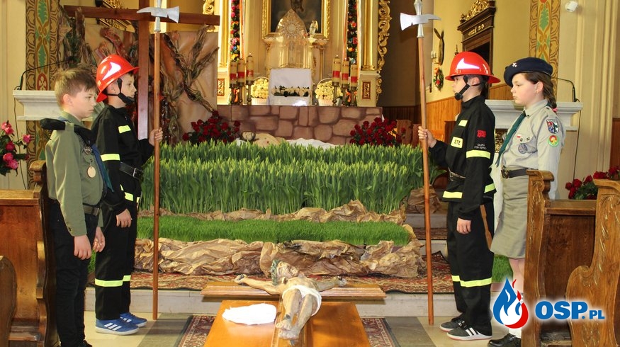 Obchody Świąt Wielkanocnych z udziałem strażaków OSP Ochotnicza Straż Pożarna