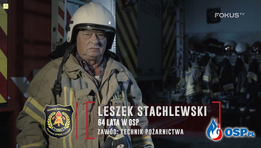 Leszek Stachlewski służy w OSP ponad 60 lat! "Nie da się żyć bez straży." OSP Ochotnicza Straż Pożarna