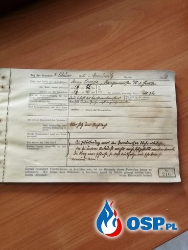 Strażackie dokumenty sprzed blisko 100 lat znaleziono podczas remontu strażnicy OSP Ochotnicza Straż Pożarna
