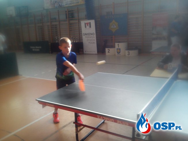 Powiatowe Mistrzostwa w tenisie stołowym. OSP Ochotnicza Straż Pożarna