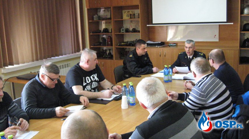 Zebranie zarządu powiatowego ZOSP w KP PSP w Skarżysku-Kamiennej OSP Ochotnicza Straż Pożarna