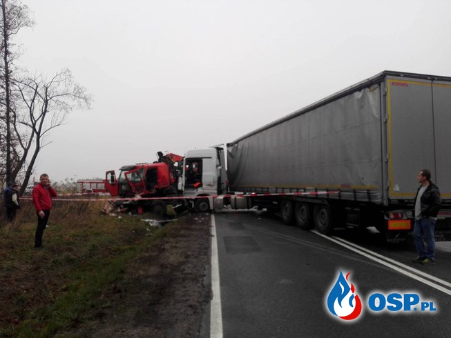 Wypadek Drogowy z udziałem 4 pojazdów w miejscowości Kliny OSP Ochotnicza Straż Pożarna