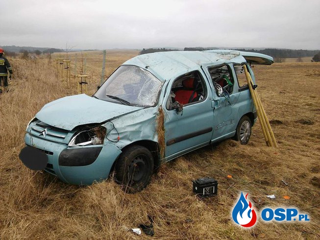 Wypadek OSP Ochotnicza Straż Pożarna