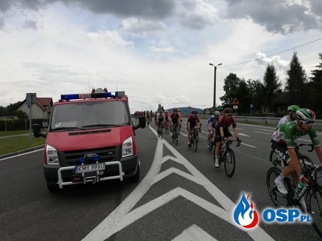 Zabezpieczenie I i V Etapu 76. Tour de Pologne OSP Ochotnicza Straż Pożarna