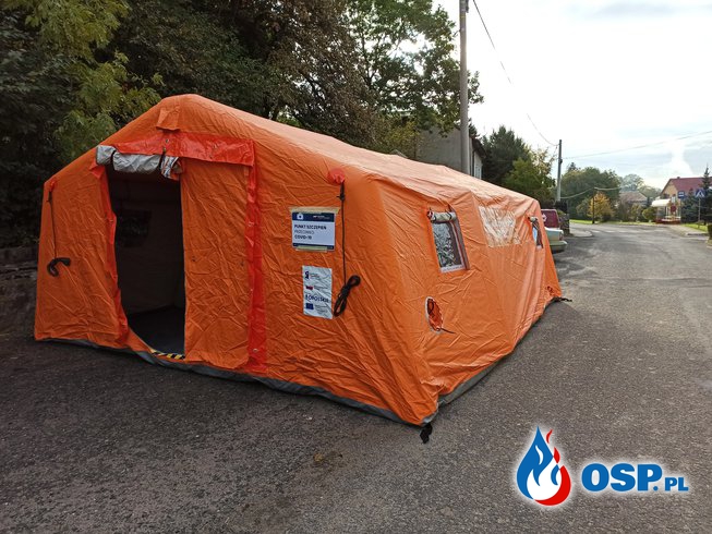 Organizacja Tymczasowego Punktu Szczepień w Zubrzycach OSP Ochotnicza Straż Pożarna