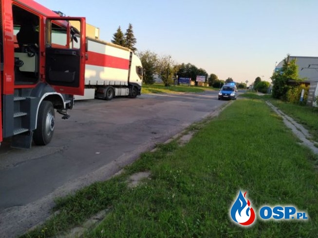Samochód zapalił się w trakcie jazdy. Akcja gaśnicza w Lublinie. OSP Ochotnicza Straż Pożarna