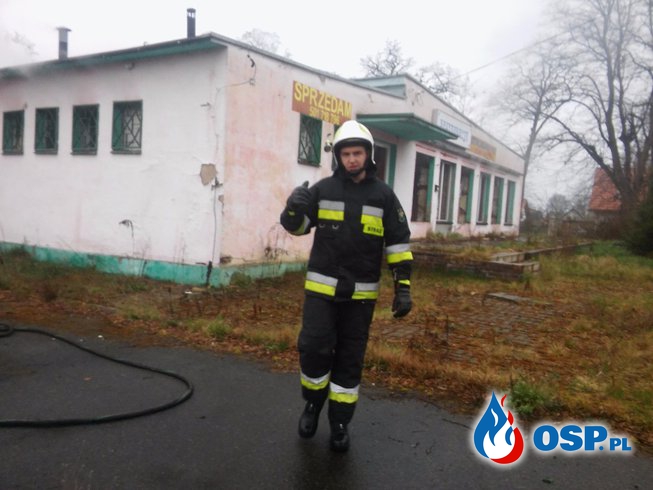 Pożar pustostanu OSP Ochotnicza Straż Pożarna