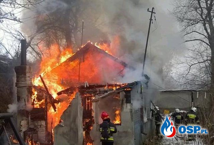  Spłonął dom w Zakroczymiu OSP Ochotnicza Straż Pożarna
