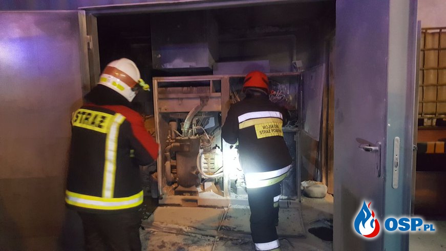 Pożar w zakładzie BOEM w m. Mirosławice (gm.Trzebiatów) OSP Ochotnicza Straż Pożarna