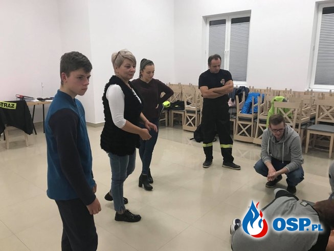 Szkolenie z podstaw w zakresie udzielania pierwszej pomocy. OSP Ochotnicza Straż Pożarna