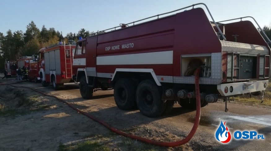 Pożar lasu w miejscowości Kuchary Żydowskie OSP Ochotnicza Straż Pożarna