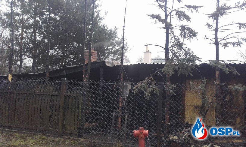 Pożar warsztatu stolarskiego w Ozorkowie OSP Ochotnicza Straż Pożarna