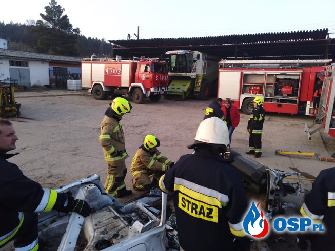 Ćwiczenia ratownictwa technicznego OSP Równe, Pietrowice i Zopowy OSP Ochotnicza Straż Pożarna