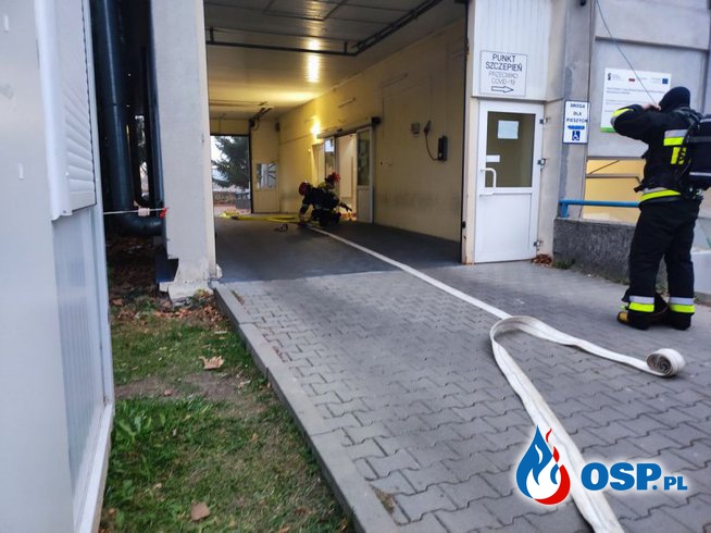 Pożar w szpitalu MSWiA w Lublinie. Część pacjentów przeniesiono na inny oddział. OSP Ochotnicza Straż Pożarna